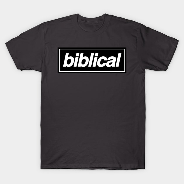 Liam Gallagher Inspired - Biblical T-Shirt by NORTHERNDAYS